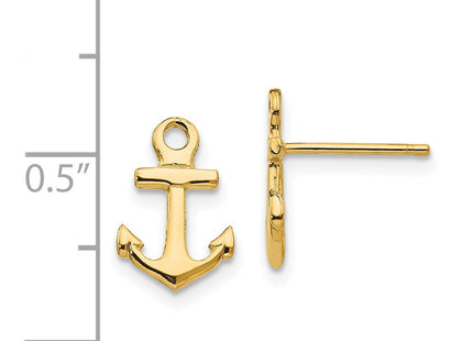14k Yellow Gold Earrings Style K4502 - Classique Jewelry Inc.