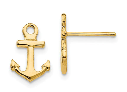 14k Yellow Gold Earrings Style K4502 - Classique Jewelry Inc.