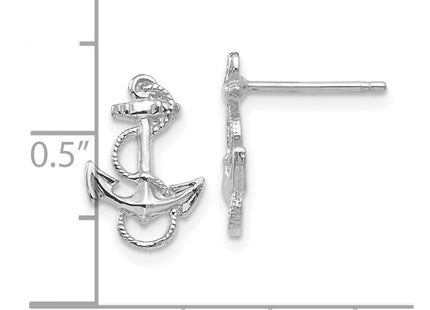 14k White Gold Earrings Style K4504W - Classique Jewelry Inc.