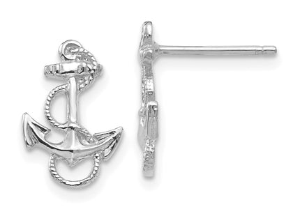 14k White Gold Earrings Style K4504W - Classique Jewelry Inc.