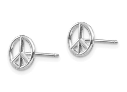 14k White Gold Earrings Style K4516W - Classique Jewelry Inc.