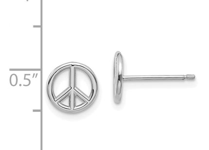 14k White Gold Earrings Style K4516W - Classique Jewelry Inc.