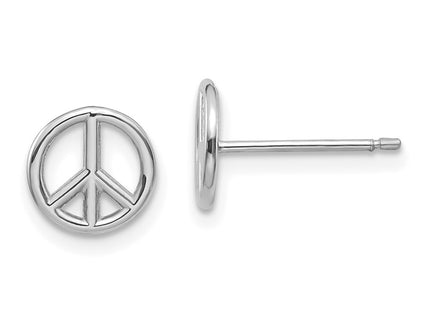 14k White Gold Earrings Style K4516W - Classique Jewelry Inc.