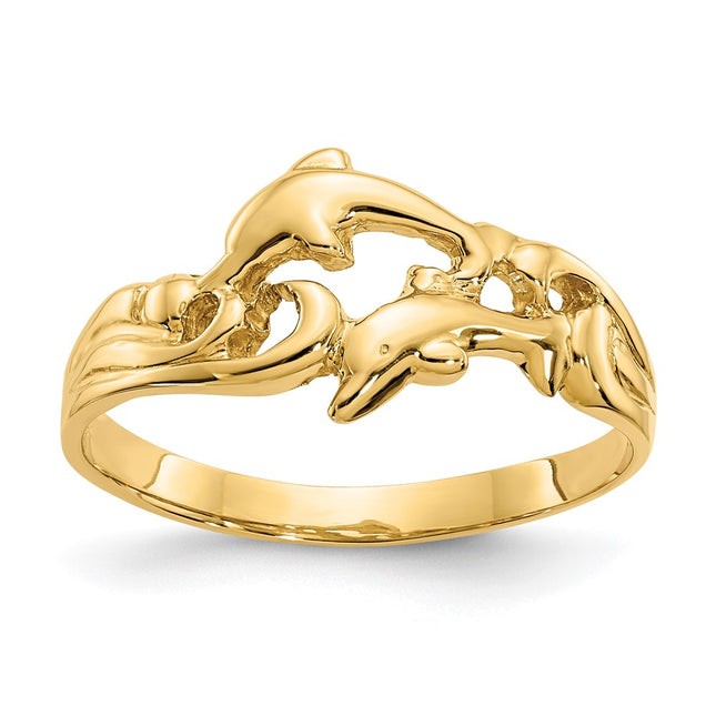 14k Yellow Gold Rings Style K4551 - Classique Jewelry Inc.
