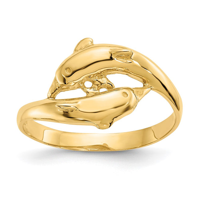 14k Yellow Gold Rings Style K4552 - Classique Jewelry Inc.