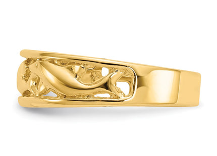 14k Yellow Gold Rings Style K4558 - Classique Jewelry Inc.