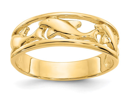 14k Yellow Gold Rings Style K4558 - Classique Jewelry Inc.