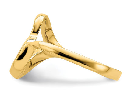 14k Yellow Gold Rings Style K4566 - Classique Jewelry Inc.