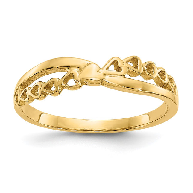 14k Yellow Gold Rings Style K4568 - Classique Jewelry Inc.