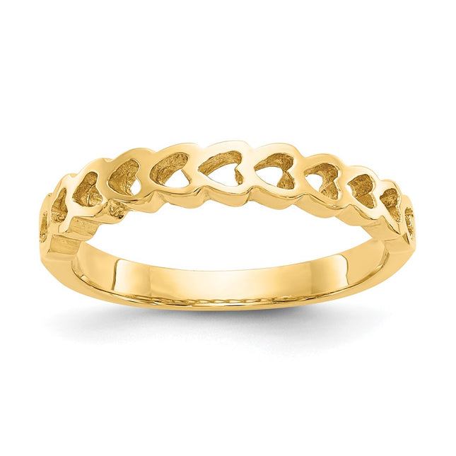 14k Yellow Gold Rings Style K4569 - Classique Jewelry Inc.