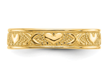 14k Yellow Gold Rings Style K4578 - Classique Jewelry Inc.