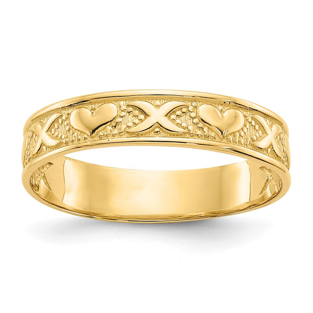 14k Yellow Gold Rings Style K4578 - Classique Jewelry Inc.