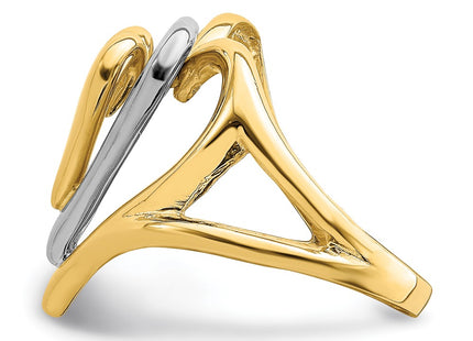 14k Two-tone Rings Style K4579 - Classique Jewelry Inc.