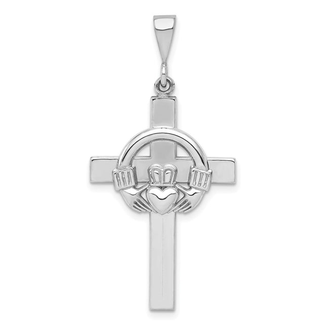 14k White Gold Pendants Style K459 - Classique Jewelry Inc.