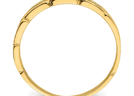 14k Yellow Gold Rings Style K4591 - Classique Jewelry Inc.