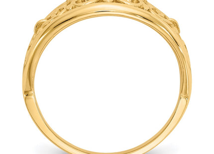 14k Yellow Gold Rings Style K4606 - Classique Jewelry Inc.