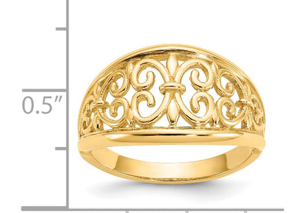 14k Yellow Gold Rings Style K4606 - Classique Jewelry Inc.
