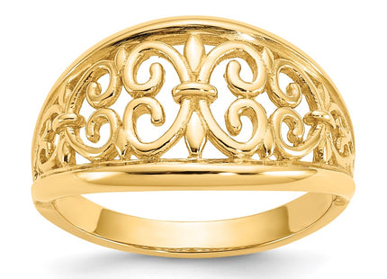 14k Yellow Gold Rings Style K4606 - Classique Jewelry Inc.