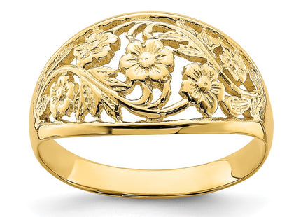 14k Yellow Gold Rings Style K4607 - Classique Jewelry Inc.