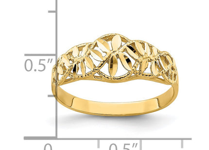 14k Yellow Gold Rings Style K4610 - Classique Jewelry Inc.