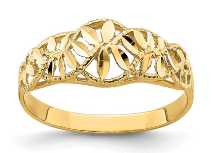 14k Yellow Gold Rings Style K4610 - Classique Jewelry Inc.