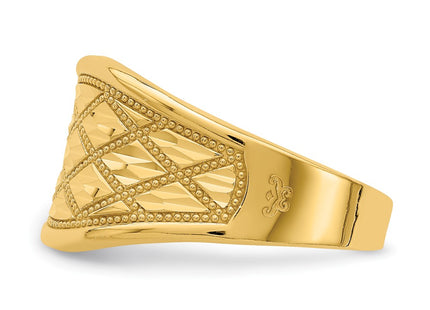 14k Yellow Gold Rings Style K4615 - Classique Jewelry Inc.