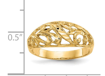 14k Yellow Gold Rings Style K4624 - Classique Jewelry Inc.