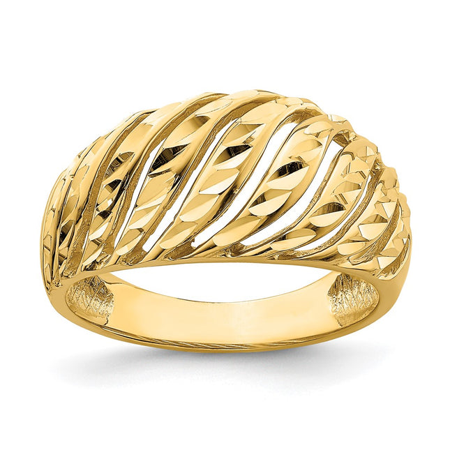 14k Yellow Gold Rings Style K4626 - Classique Jewelry Inc.