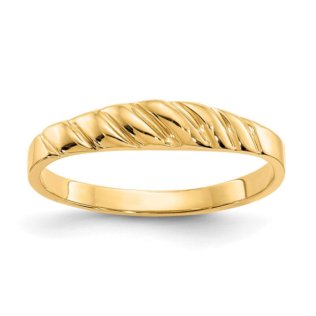 14k Yellow Gold Rings Style K4634 - Classique Jewelry Inc.