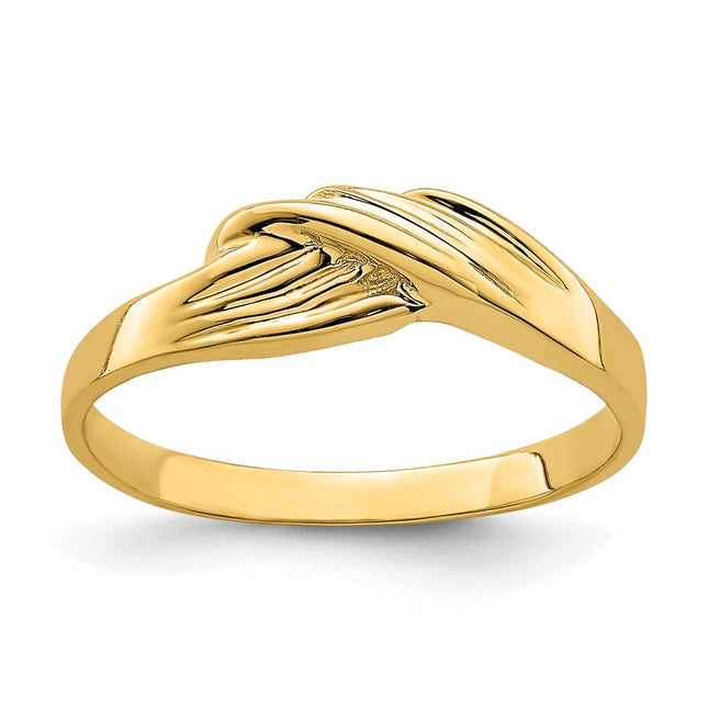 14k Yellow Gold Rings Style K4635 - Classique Jewelry Inc.