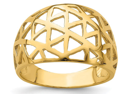 14k Yellow Gold Rings Style K4637 - Classique Jewelry Inc.