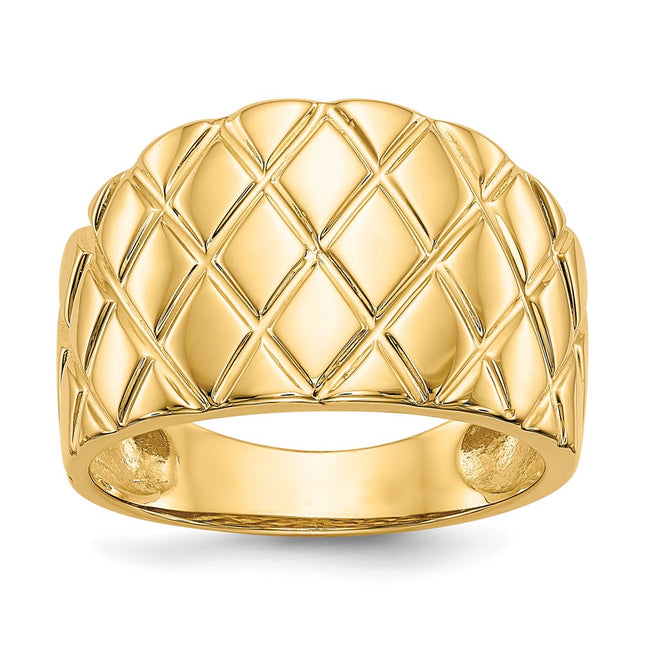 14k Yellow Gold Rings Style K4643 - Classique Jewelry Inc.