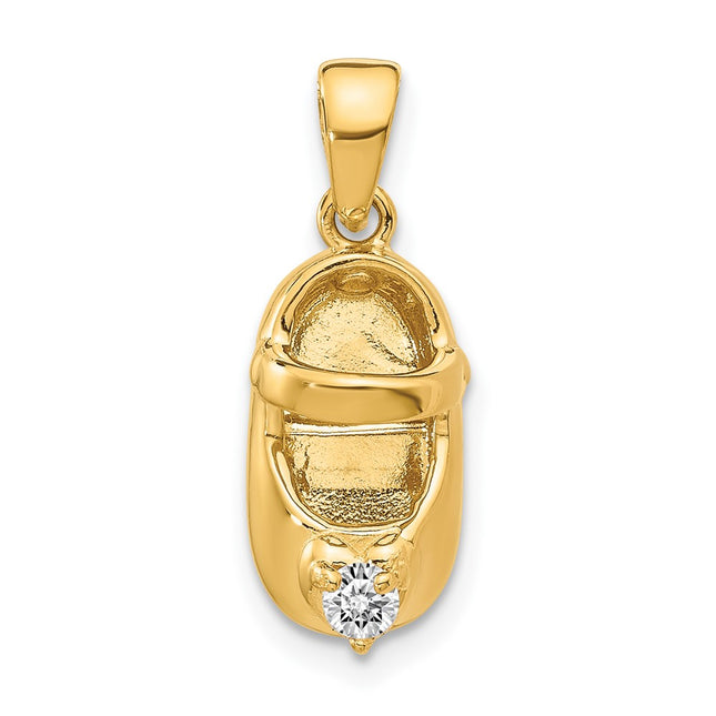 14k Yellow Gold Jewelry Style K4652APR - Classique Jewelry Inc.
