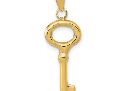 14K gold key charm
