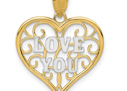 14k Yellow & Rhodium Jewelry Style K4709 - Classique Jewelry Inc.
