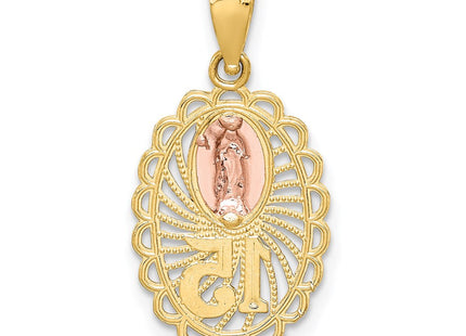 14K gold charm, another view
