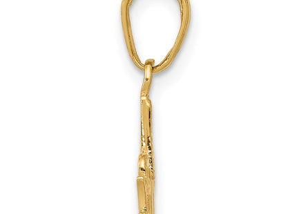 14K gold charm, alternate view