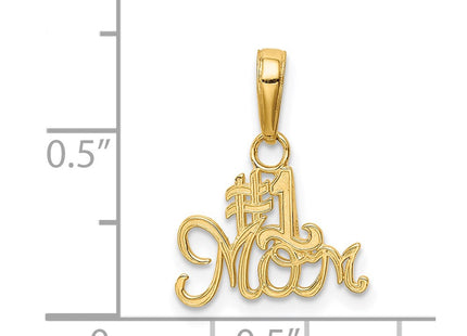 14K gold charm, another view