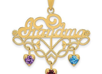 14k Yellow Gold Pendants Style K4723 - Classique Jewelry Inc.