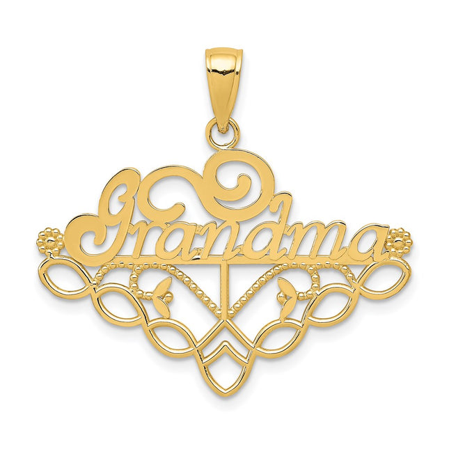 14k Yellow Gold Pendants Style K4723 - Classique Jewelry Inc.