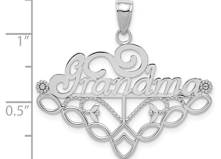 14k White Gold Pendants Style K4723W - Classique Jewelry Inc.