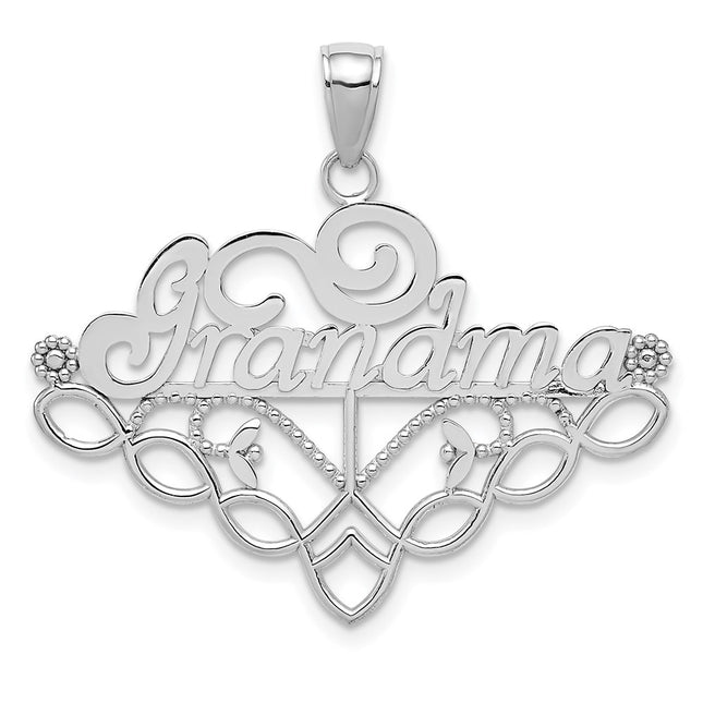 14k White Gold Pendants Style K4723W - Classique Jewelry Inc.