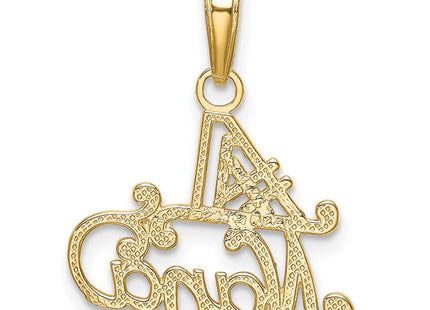 14K #1 NANA Charm (Style K4724)