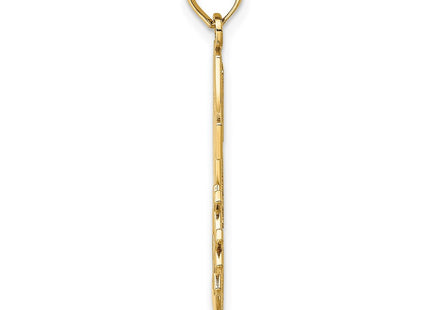 14K gold charm, alternate view