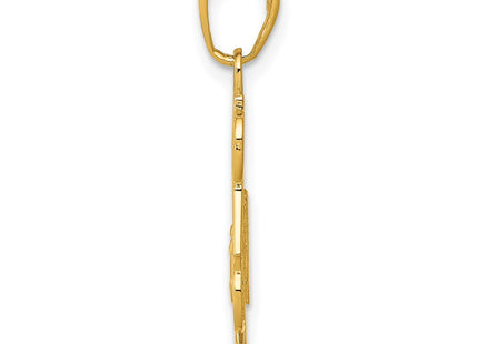 14K gold charm, alternate view