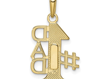 14K gold charm, another view