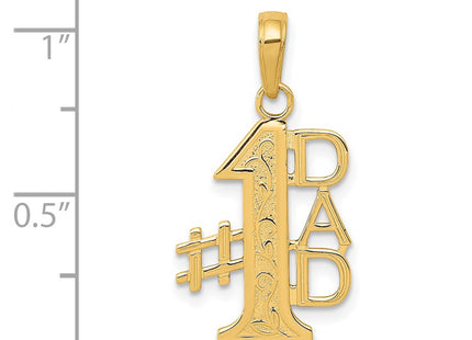 14K gold charm, further view