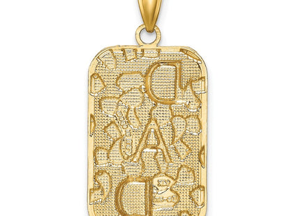 14k Yellow Gold Pendants Style K4733 - Classique Jewelry Inc.