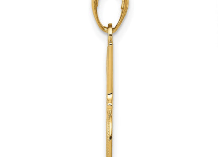 14K gold charm, alternate view