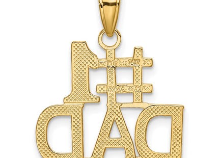 14K gold charm, another view